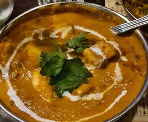Tofu makhani at Sanskruti Restaurant in Liverpool