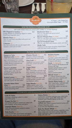  at Sanskruti Restaurant in Liverpool