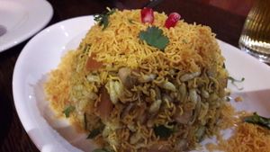 Bhel at Sanskruti Restaurant in Liverpool