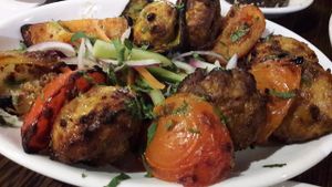 Tandoori mushrooms at Sanskruti Restaurant in Liverpool