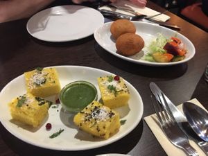 really  tasty starters  at Sanskruti Restaurant in Liverpool