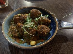 Manchurian Veg - Dry. Delicious!   at Sanskruti Restaurant in Liverpool