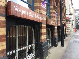 Outside Sanskruti Liverpool. at Sanskruti Restaurant in Liverpool