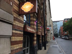 Outside Sanskruti Liverpool. at Sanskruti Restaurant in Liverpool