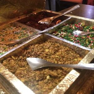 After-meal complimentary palette cleansers. at Sanskruti Restaurant in Liverpool