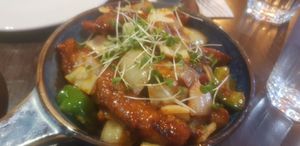 Babycorn Manchurian at Sanskruti Restaurant in Liverpool