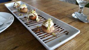 baked figs with balsamic as a great dessert   at Incruenti in Prague