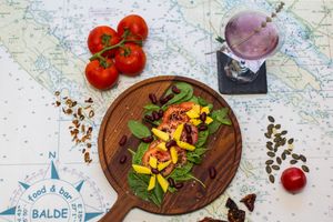 Mango salad at Balde Food & Bar in Biograd Na Moru