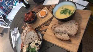 Selection of dishes from the lunch menu!  at BROEI in Utrecht