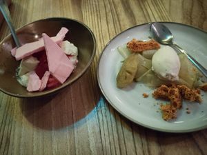 Dessert at BROEI in Utrecht