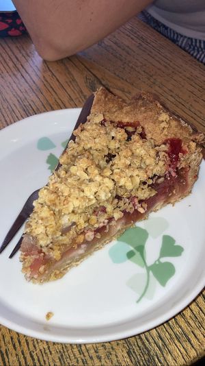 Rhubarb crumble   at BROEI in Utrecht