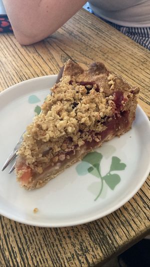Rhubarb crumble   at BROEI in Utrecht