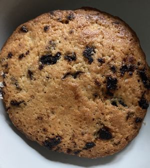Prune cookie: tasty, but the edges were a bit too hard at BROEI in Utrecht