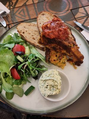 Potato tortilla at BROEI in Utrecht