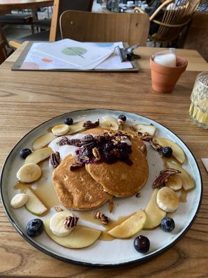 Pancakes Sept 2023: less good than the previous version, but still good.  at BROEI in Utrecht