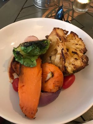 main dish - cajun cauliflower steak at BROEI in Utrecht