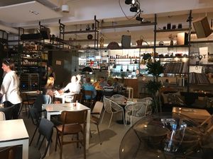 the interior at BROEI in Utrecht