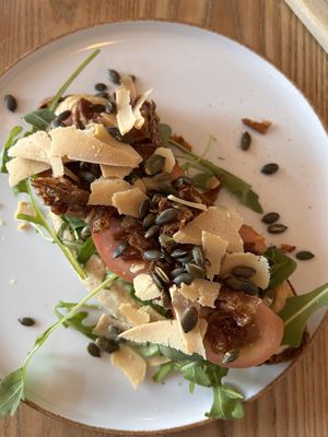 ‘Carbonara’ sandwich. Sounds strange, was delicious   at BROEI in Utrecht