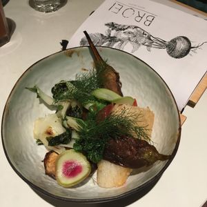 Eggplants  at BROEI in Utrecht