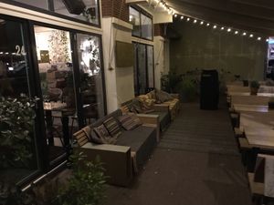 Outside terrace  at BROEI in Utrecht