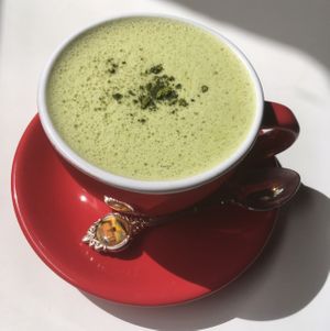Matcha chai tea at Cuppa Tea in Richmond