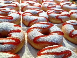 Lady marmelade at Tasty Donuts & Coffee in Amsterdam