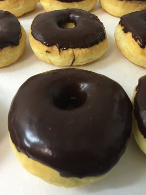 Blacky at Tasty Donuts & Coffee in Amsterdam