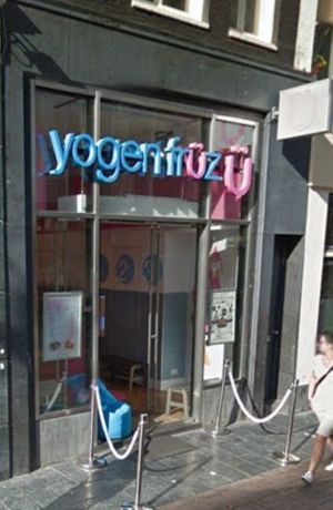 Front of the store (it is within the ice cream shop) at Tasty Donuts & Coffee in Amsterdam