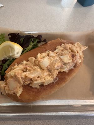 Vegan Lobstah roll  at Juniper Kitchen in Dover