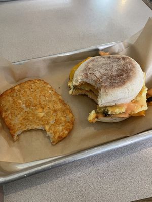 The sunny with hash brown  at Juniper Kitchen in Dover