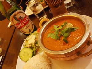 Vegan Madras at Holy Cow - Vasastan in Stockholm