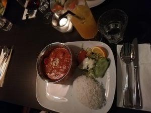 Vegan tikka masala at Holy Cow - Vasastan in Stockholm