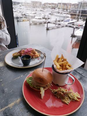 beyond burger at Maritimo Lounge in Southampton