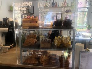 Cake selection   at The Canvas: Shoreditch in East London