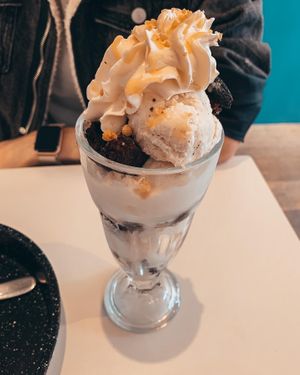 Ice cream  at The Canvas: Shoreditch in East London
