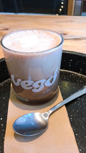 hot chocolate at The Canvas: Shoreditch in East London