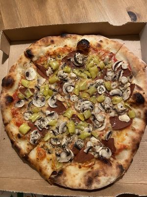 Pizza  at Pizzeria Schlaflos in Frankfurt