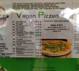 Karte Teil 1 at Pizzeria Schlaflos in Frankfurt