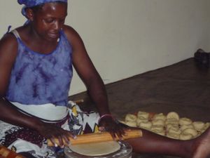 Chapati at Tishi's Farm in Gede
