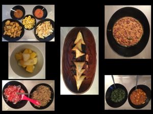 Healty food, good energy, good taste,,, at Tishi's Farm in Gede