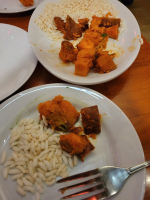 Sweet potato chholia at Base Camp in Hanover