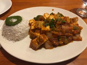 Tofu Takari at Base Camp in Hanover