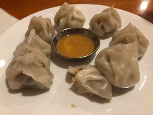 Vegetable mo mo at Base Camp in Hanover