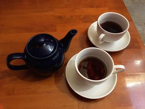 Sliced black tea at Base Camp in Hanover