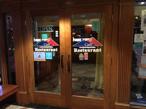 Downstairs entrance at Base Camp in Hanover