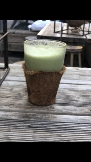 Matchalatte at #RAW VEGAN FIRENZE in Florence