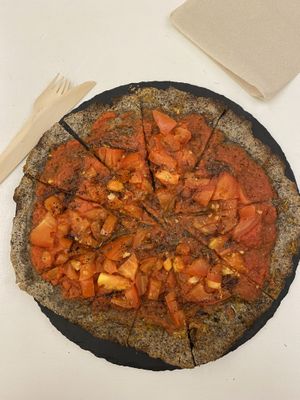 pizza at #RAW VEGAN FIRENZE in Florence