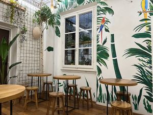 Dining space  at #RAW VEGAN FIRENZE in Florence