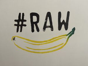 Nice logo!  at #RAW VEGAN FIRENZE in Florence