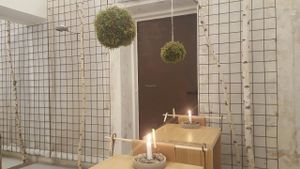 tabels inside  at #RAW VEGAN FIRENZE in Florence